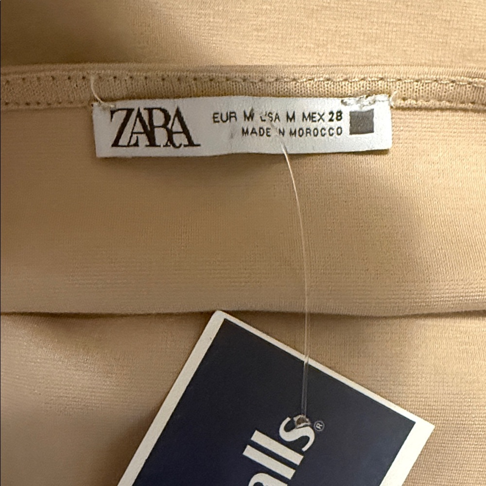 Zara halter tank top- Beige- BNWT - Picture 3 of 3